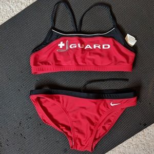 Nike Lifeguard 2 piece bathing suit